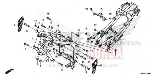 FRAME BODY CB500FAN de 2022